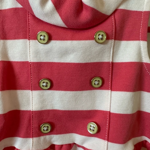 NWT! Janie and Jack infant striped dress! Size: 6-12 months. Cute button details - Picture 4 of 8